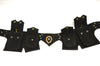 Goa Gemstone Suede Festival Belt A