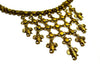 Dangle Elephant Necklace Brass Heavy Choker