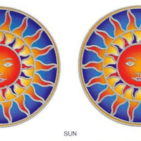 SunSeal, Window Sticker Sunlight Sticker, Sun, Sun Window Sticker