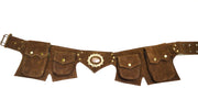 Goa Gemstone Suede Festival Belt C