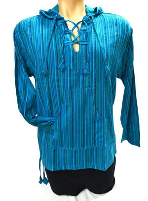 Mens Kurta L/Slv W/Hood