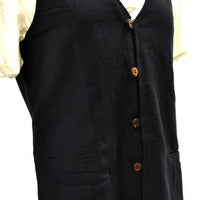 Vest Cotton Button