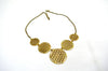 Flower Of Life Multi Disc Metal Necklace
