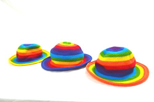 Hat Kids Crochet R/B