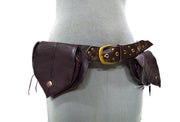 Leather Leaf Money Belt C