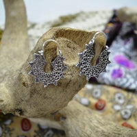 Earring Metal Temple Ring Mandala