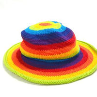Hat Crochet R/B Bright