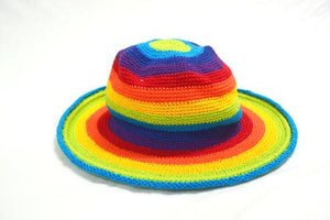 Hat Crochet R/B Bright