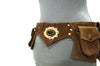 Goa Gemstone Suede Festival Belt B