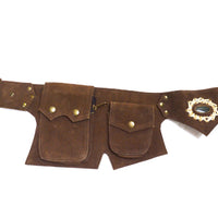 Goa Gemstone Suede Festival Belt B