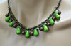 Necklace Stone Brass And Bell