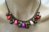 Necklace Stone Brass And Bell