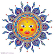 Sunseal Golden Sun Mandala