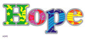 SunSeal, Window Sticker Sunlight Sticker, Hope, Hope Window Sticker, Words, Word,