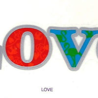 SunSeal, Window Sticker Sunlight Sticker, Love, Love Word, Love Window Sticker