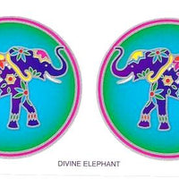 SunSeal, Window Sticker Sunlight Sticker, Divine Elephant, Elephant, Divine Elephant Window Sticker, Elephant Window Sticker