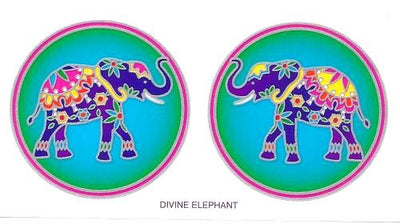 SunSeal, Window Sticker Sunlight Sticker, Divine Elephant, Elephant, Divine Elephant Window Sticker, Elephant Window Sticker