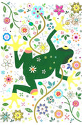 Super Flower Green Frog