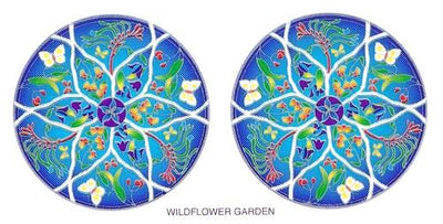 SunSeal, Window Sticker Sunlight Sticker, Wildflower, Wildflower Garden, Wild, Flower, Garden, Wildflower Garden Window Sticker